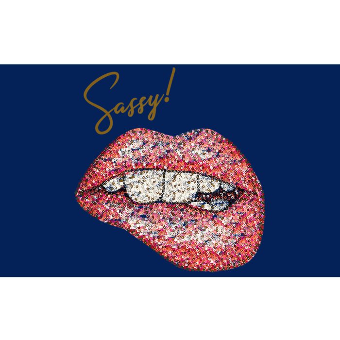 Sassy Lips Sexy Girl Graphic Sexy Lips Biting Bumper Sticker