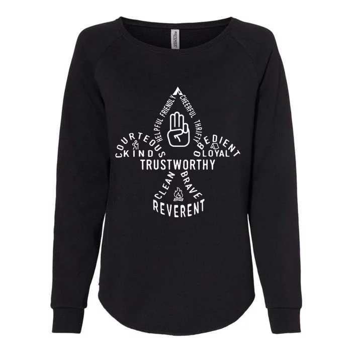 Scouting Law Scouting Outdoor Womens California Wash Sweatshirt