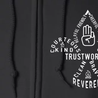 Scouting Law Scouting Outdoor Full Zip Hoodie