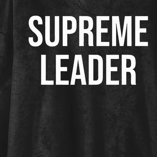 Supreme Leader Hooded Wearable Blanket