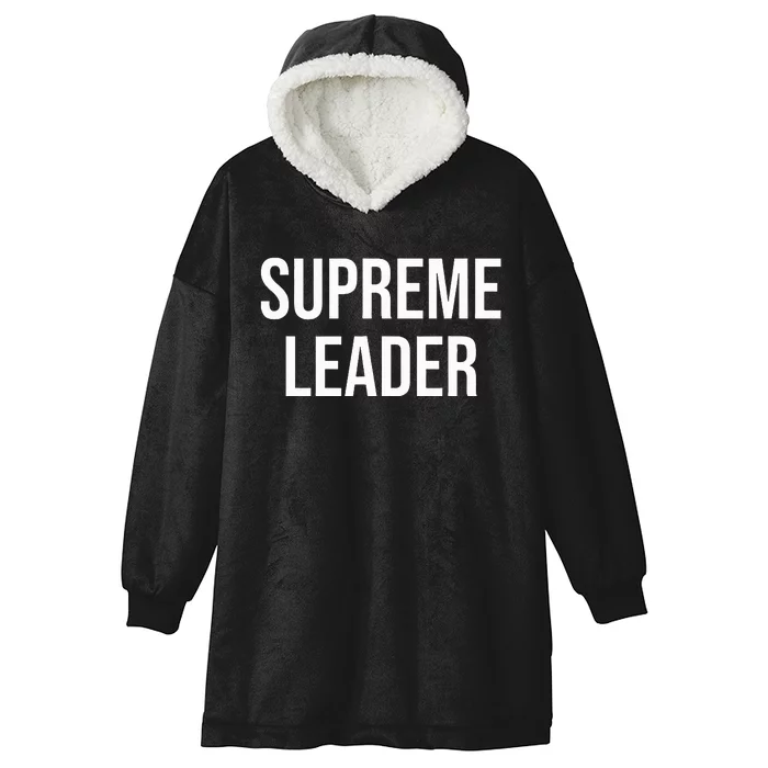 Supreme Leader Hooded Wearable Blanket