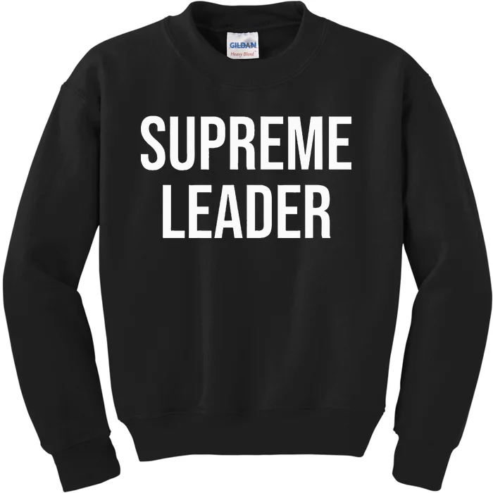 Supreme Leader Kids Sweatshirt