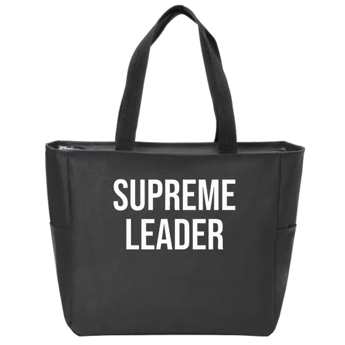 Supreme Leader Zip Tote Bag