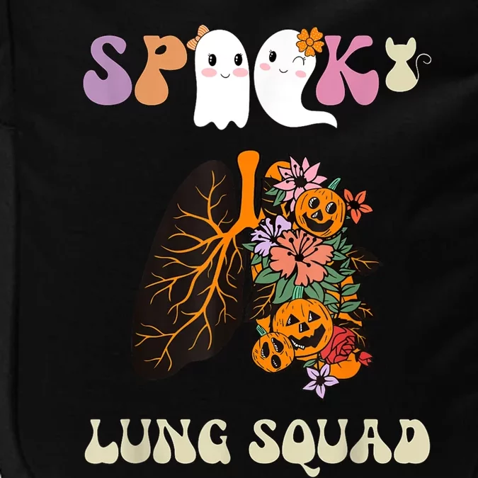 Spooky Lung Squad Respiratory Therapist Halloween Impact Tech Backpack