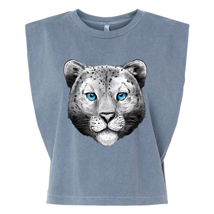 Snow Leopard Garment-Dyed Women's Muscle Tee