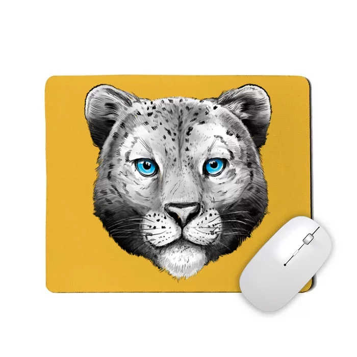 Snow Leopard Mousepad