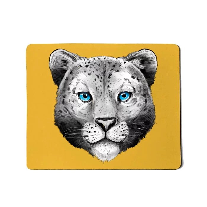 Snow Leopard Mousepad