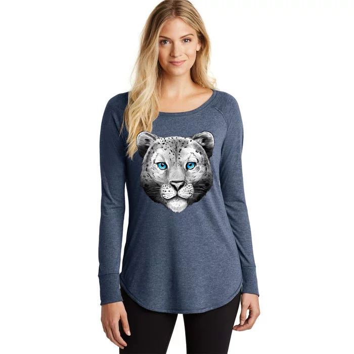 Snow Leopard Women's Perfect Tri Tunic Long Sleeve Shirt