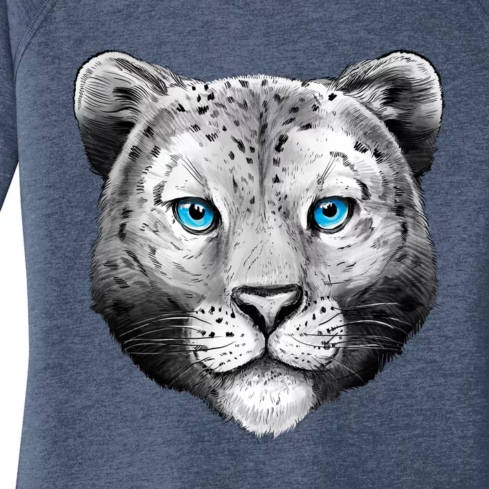 Snow Leopard Women's Perfect Tri Tunic Long Sleeve Shirt