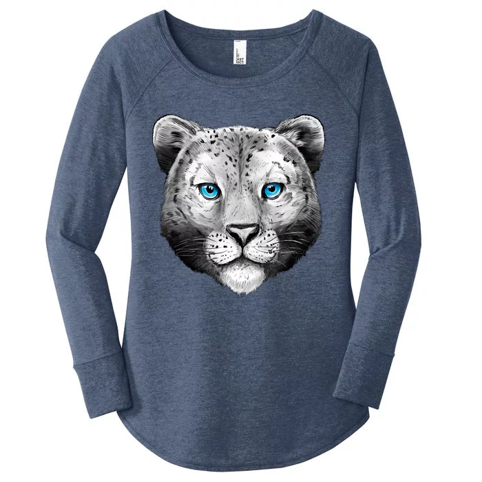 Snow Leopard Women's Perfect Tri Tunic Long Sleeve Shirt