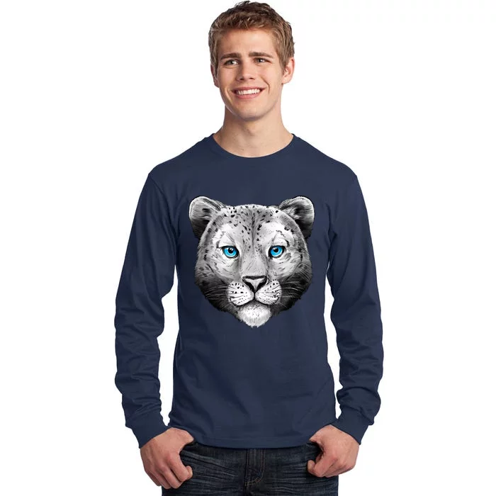 Snow Leopard Tall Long Sleeve T-Shirt