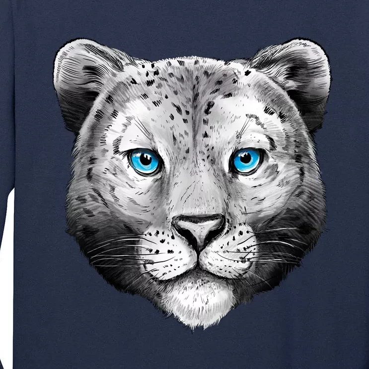 Snow Leopard Tall Long Sleeve T-Shirt