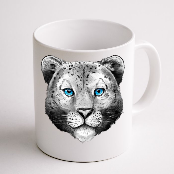 Snow Leopard Front & Back Coffee Mug