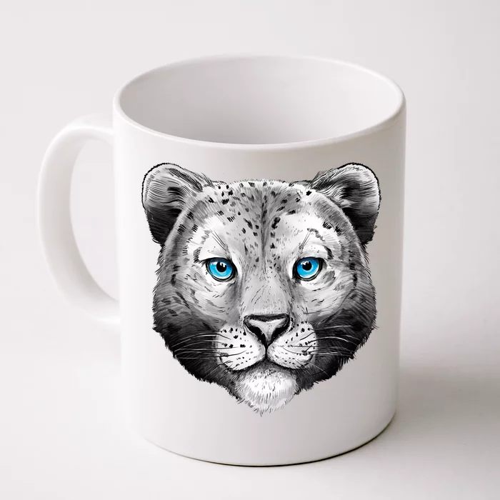 Snow Leopard Front & Back Coffee Mug