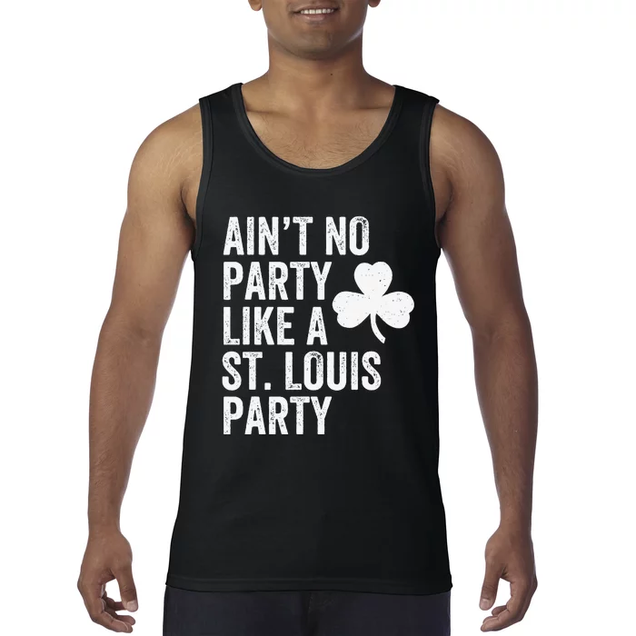 Saint Louis St. Patrick's Day Irish Shamrock Party Gift Tank Top