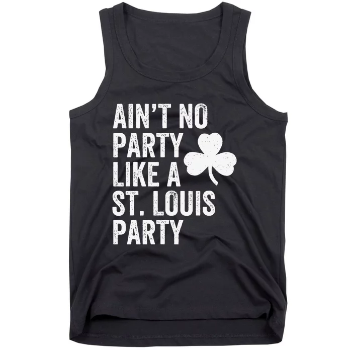 Saint Louis St. Patrick's Day Irish Shamrock Party Gift Tank Top