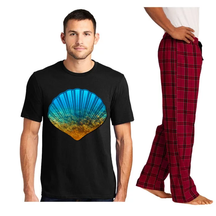 Seashell Lovers Silhouette Earth Day And Ocean Week Gift Pajama Set