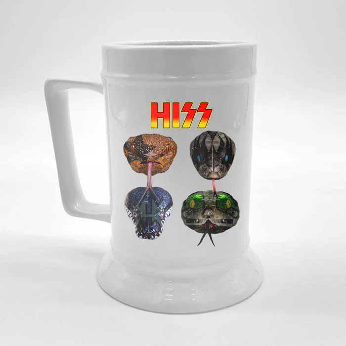 Snake Lover Snake Hiss Front & Back Beer Stein