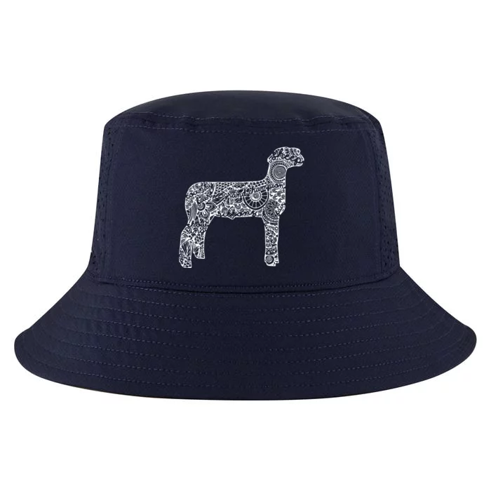 Sheepp Livestock Show Mandala Lamb Ram Stock Show Cool Comfort Performance Bucket Hat