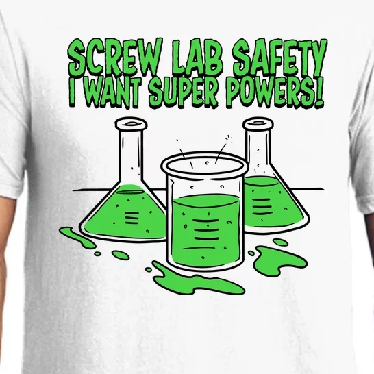 Screw Lab Safety I Want Superpowers Pajama Set