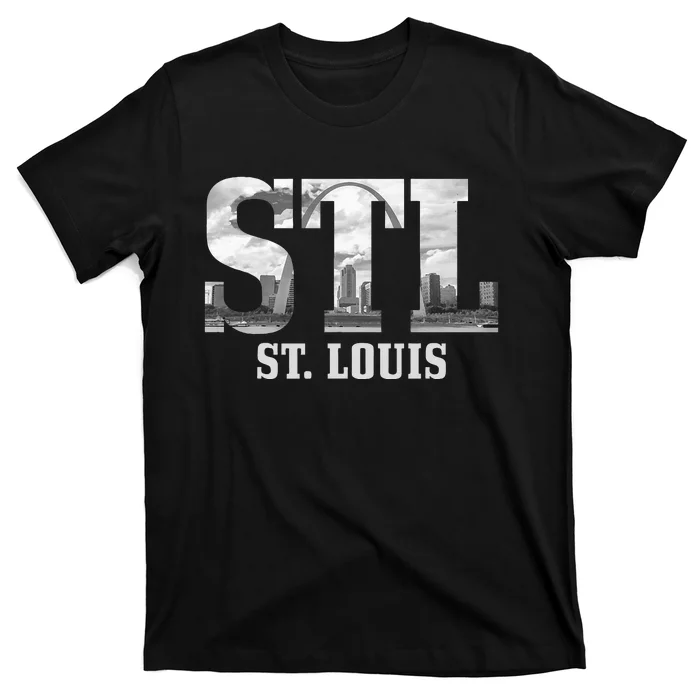 St. Louis Stl Skyline Pride Missouri Vintage T-Shirt