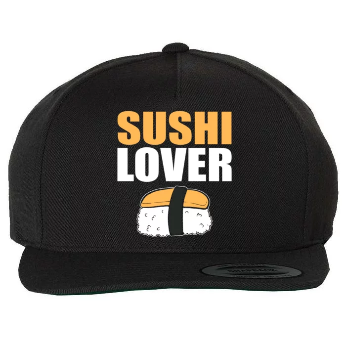 Sushi Lover Sushi Lover Gift Wool Snapback Cap