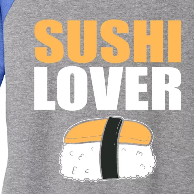 Sushi Lover Sushi Lover Gift Women's Tri-Blend 3/4-Sleeve Raglan Shirt