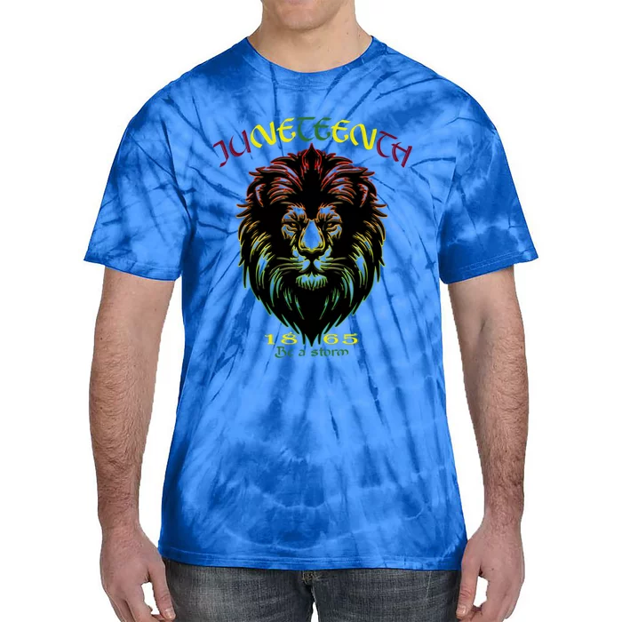 Storm Lion S And S Be A Storm Junenth Gift Tie-Dye T-Shirt