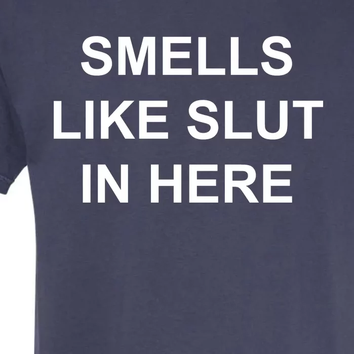 Smells Like Slut In Here Funny Meme Garment-Dyed Heavyweight T-Shirt