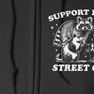 Support Local S.T.R.E.E.T. C.A.T.S. Full Zip Hoodie