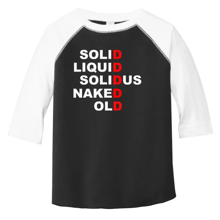 Solid Liquid Solidus Naked Old Toddler Fine Jersey T-Shirt