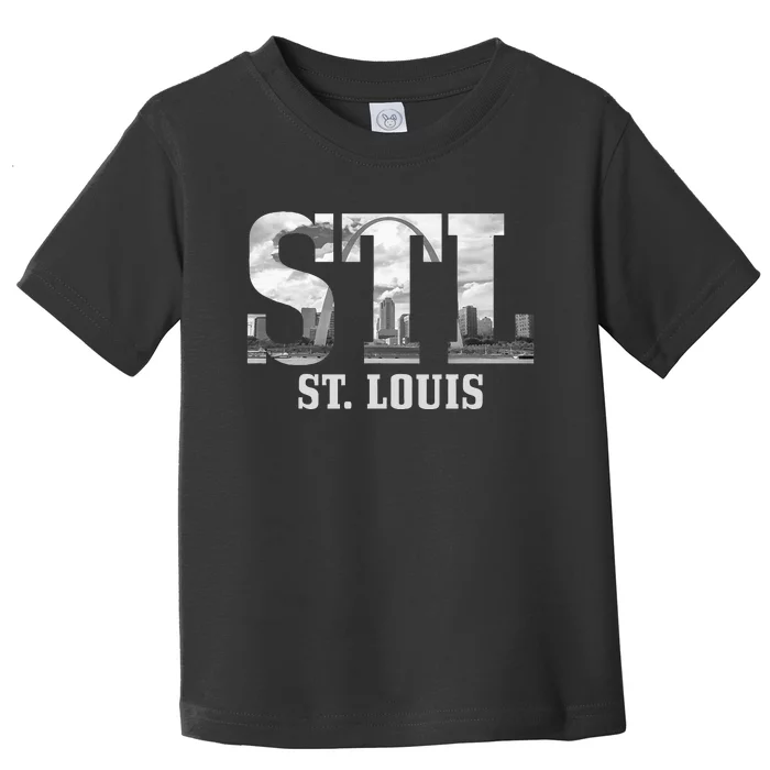 St. Louis Stl Skyline Pride Missouri Vintage Toddler T-Shirt