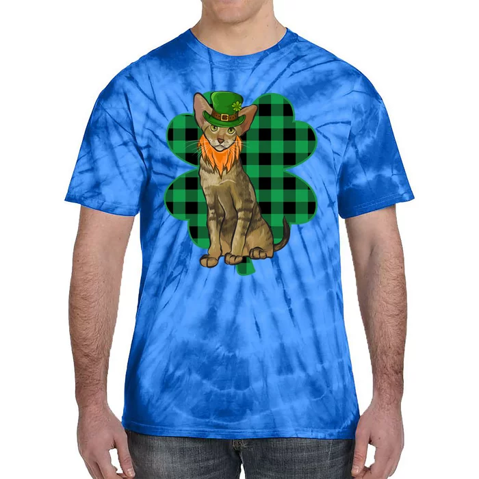 Serengeti Leprechaun St Patricks Day Lucky Clover Gift Tie-Dye T-Shirt