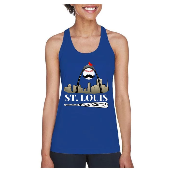 Saint Louis Skyline Design Women's Racerback Tank