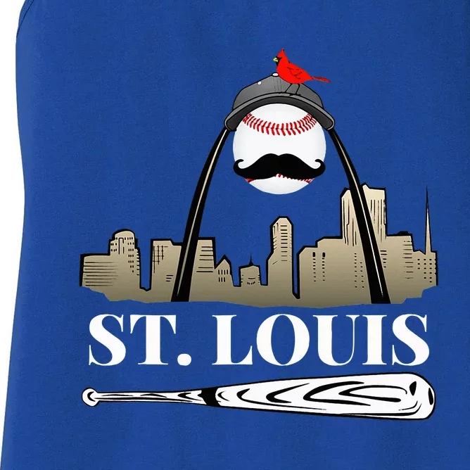 Saint Louis Skyline Design Women's Racerback Tank