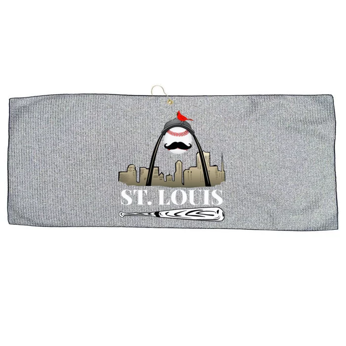 Saint Louis Skyline Design Large Microfiber Waffle Golf Towel