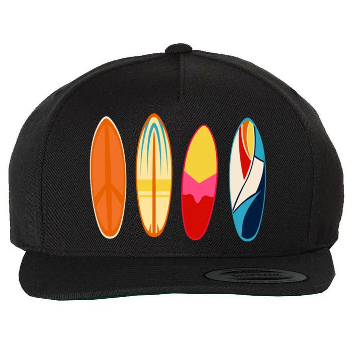 Surf Lover Summer Wool Snapback Cap