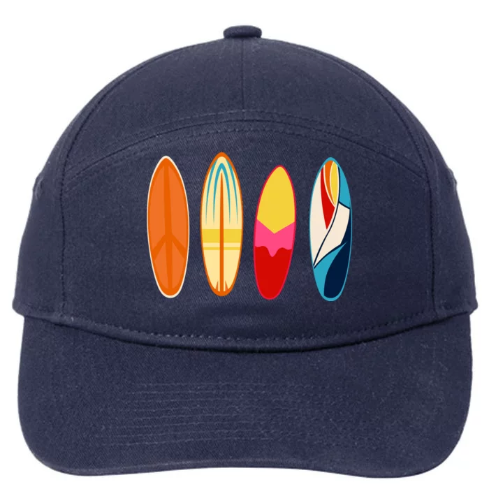 Surf Lover Summer 7-Panel Snapback Hat