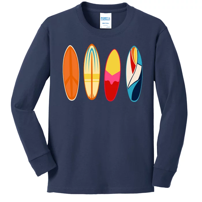 Surf Lover Summer Kids Long Sleeve Shirt