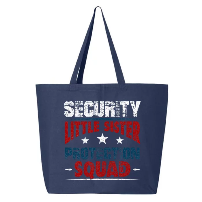 Security Little Sister Protection Squad Brother 25L Jumbo Tote