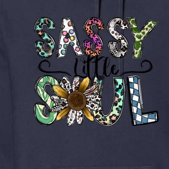 Sassy Little Soul Funny Floral Leopard Premium Hoodie