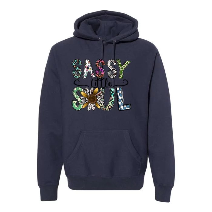 Sassy Little Soul Funny Floral Leopard Premium Hoodie