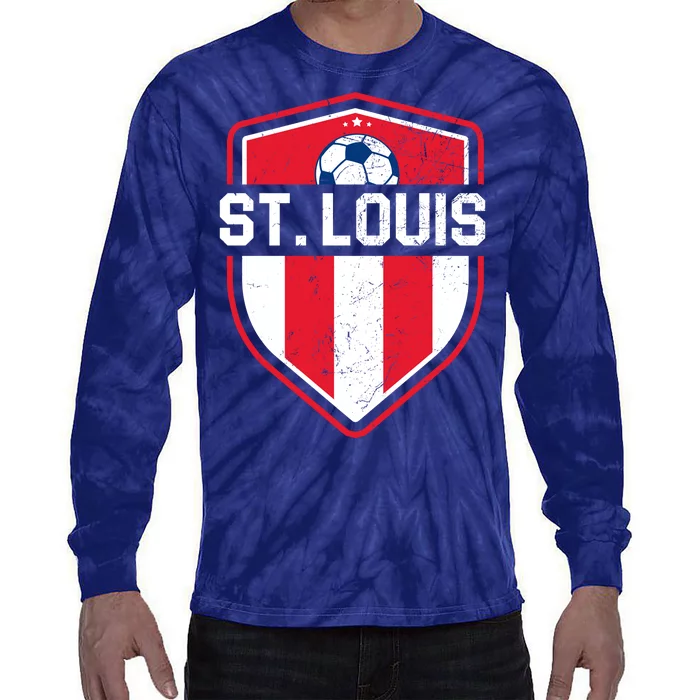 St Louis Soccer Vintage Tie-Dye Long Sleeve Shirt