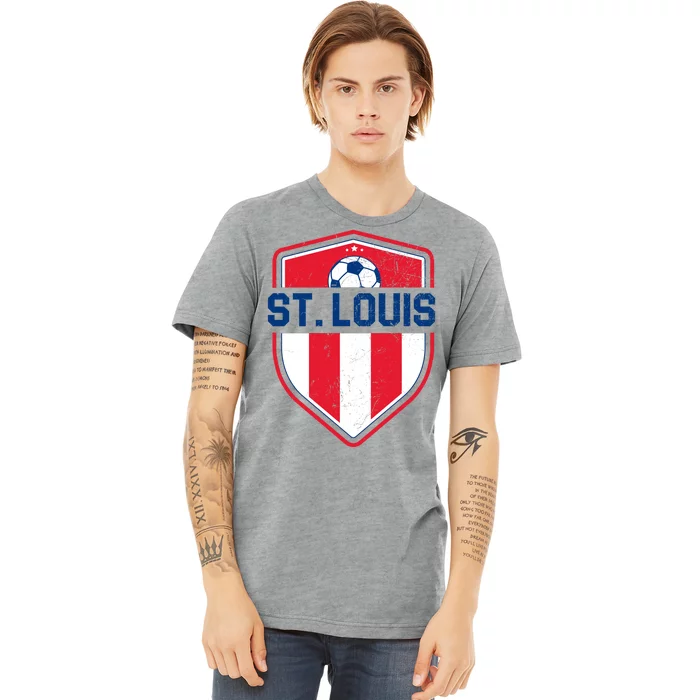 St Louis Soccer Vintage Premium T-Shirt