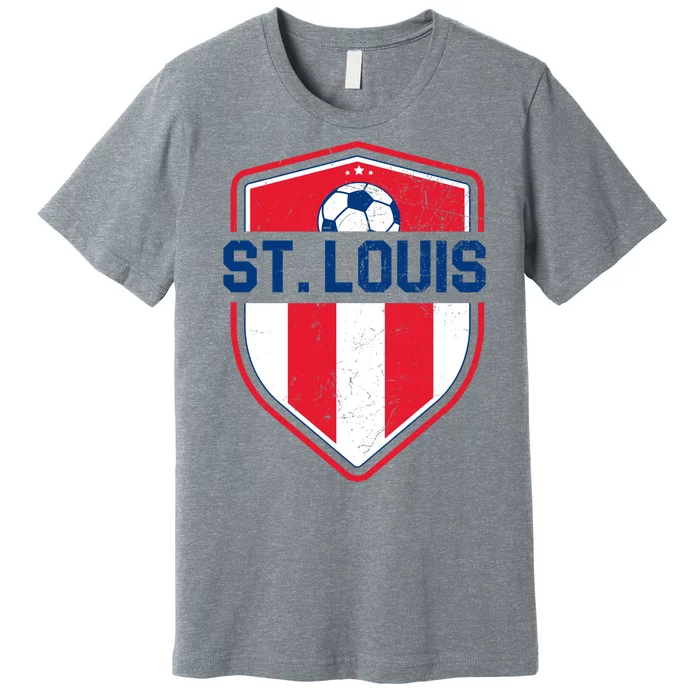 St Louis Soccer Vintage Premium T-Shirt