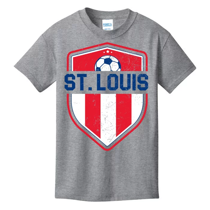St Louis Soccer Vintage Kids T-Shirt