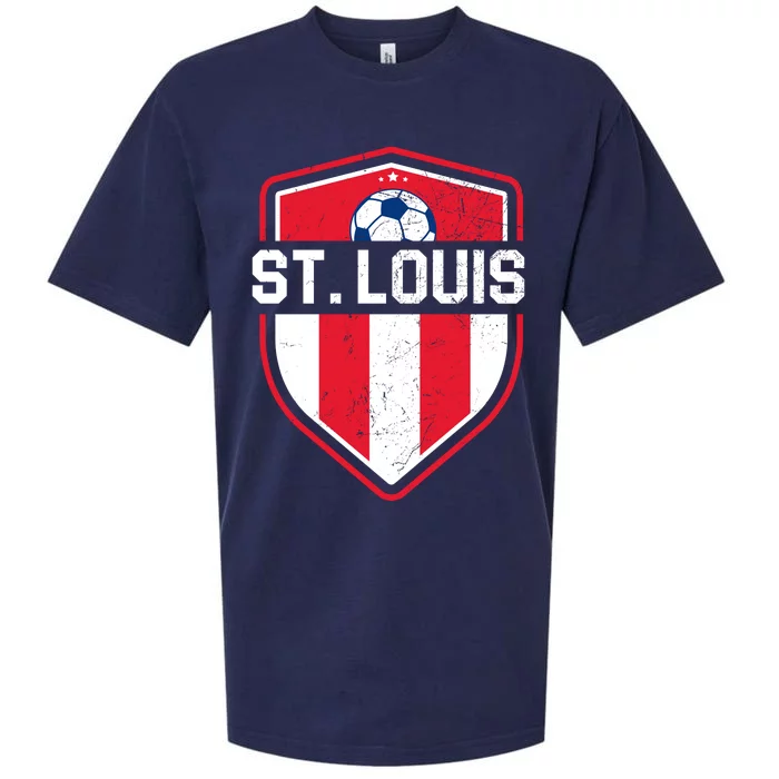 St Louis Soccer Vintage Sueded Cloud Jersey T-Shirt