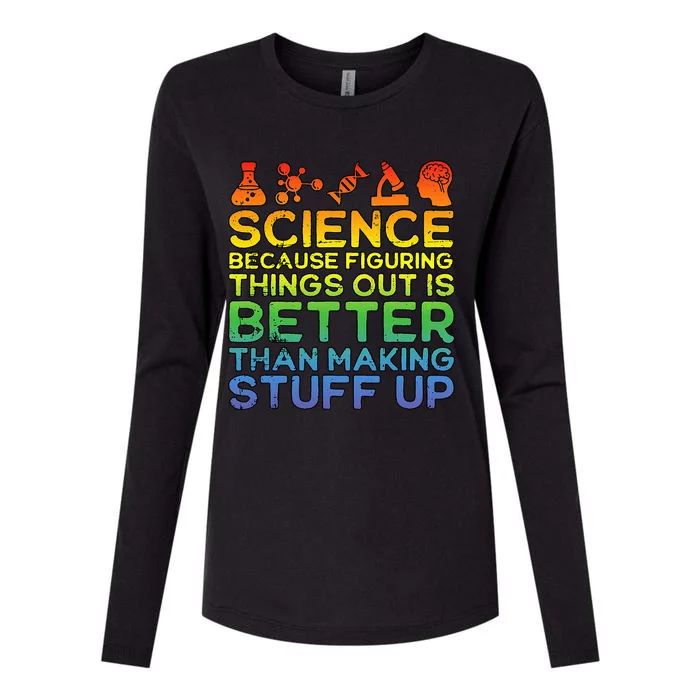 Science Lover Science Student Chemistry Funny Science Womens Cotton Relaxed Long Sleeve T-Shirt