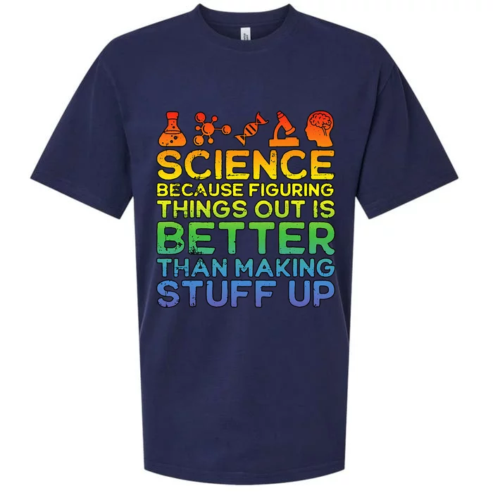 Science Lover Science Student Chemistry Funny Science Sueded Cloud Jersey T-Shirt