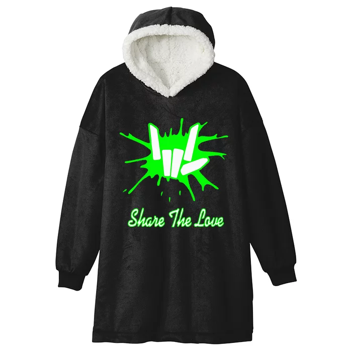 Share Love Hooded Wearable Blanket